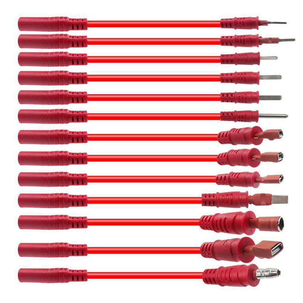 Populer 70PCs/Set Multimeter Test Lead Kit Set Kualitas Tinggi Universal Untuk Multi-Fungsi Alat Diagnostik Perbaikan Test Lead