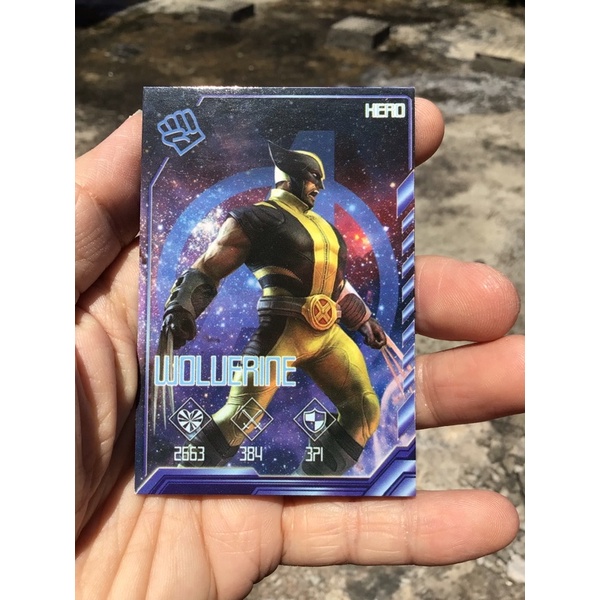 KARTU MARVEL WOLVERINE SUPER HERO