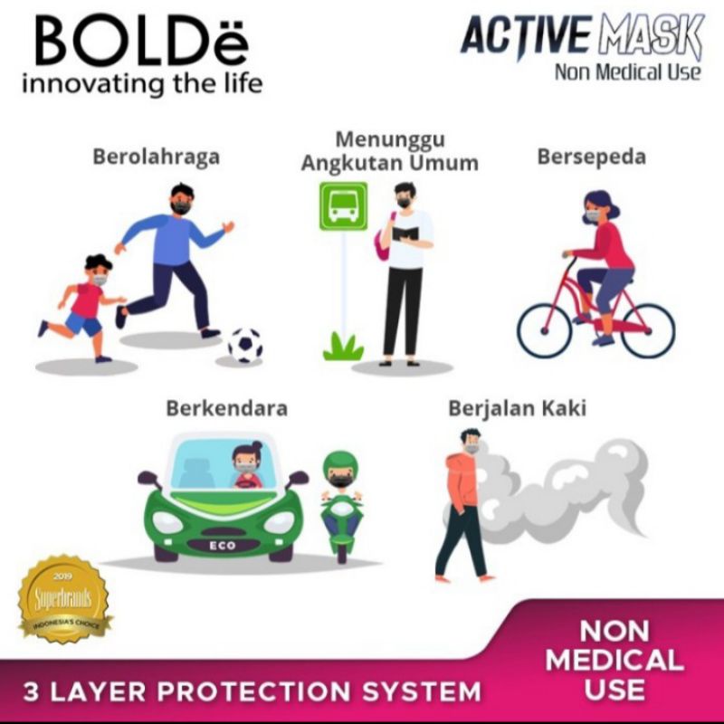 BOLDe Super Active Mask