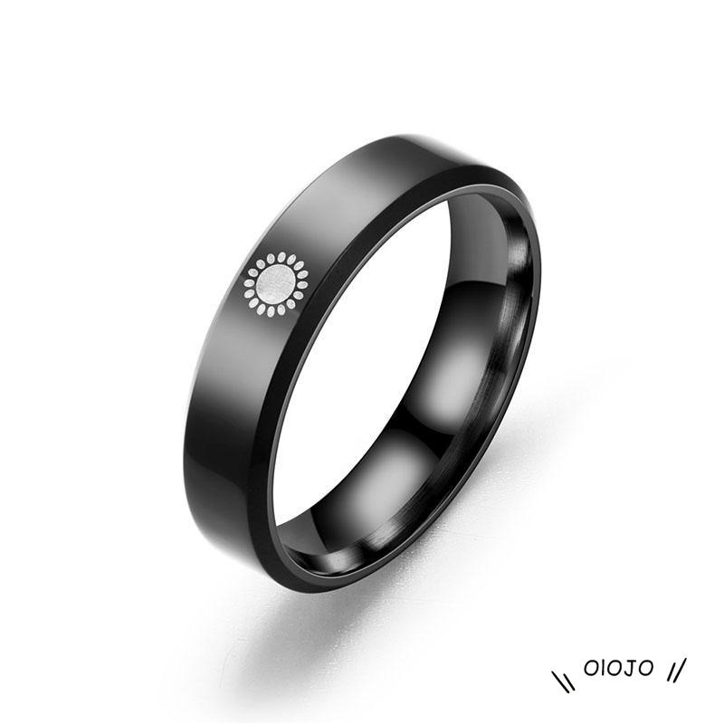 【COD】Cincin Desain Bulan Matahari Dan Hati Model Lebar Untuk Hadiah Valentine Pacar Pacar Perempuan