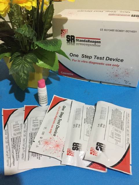 rapid tes HIV card SR isi 25 tes whole blood / serum / plasma harga murah