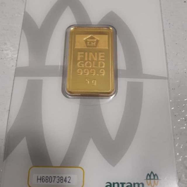 EMAS BATANGAN 5 GRAM KEMASAN BARU