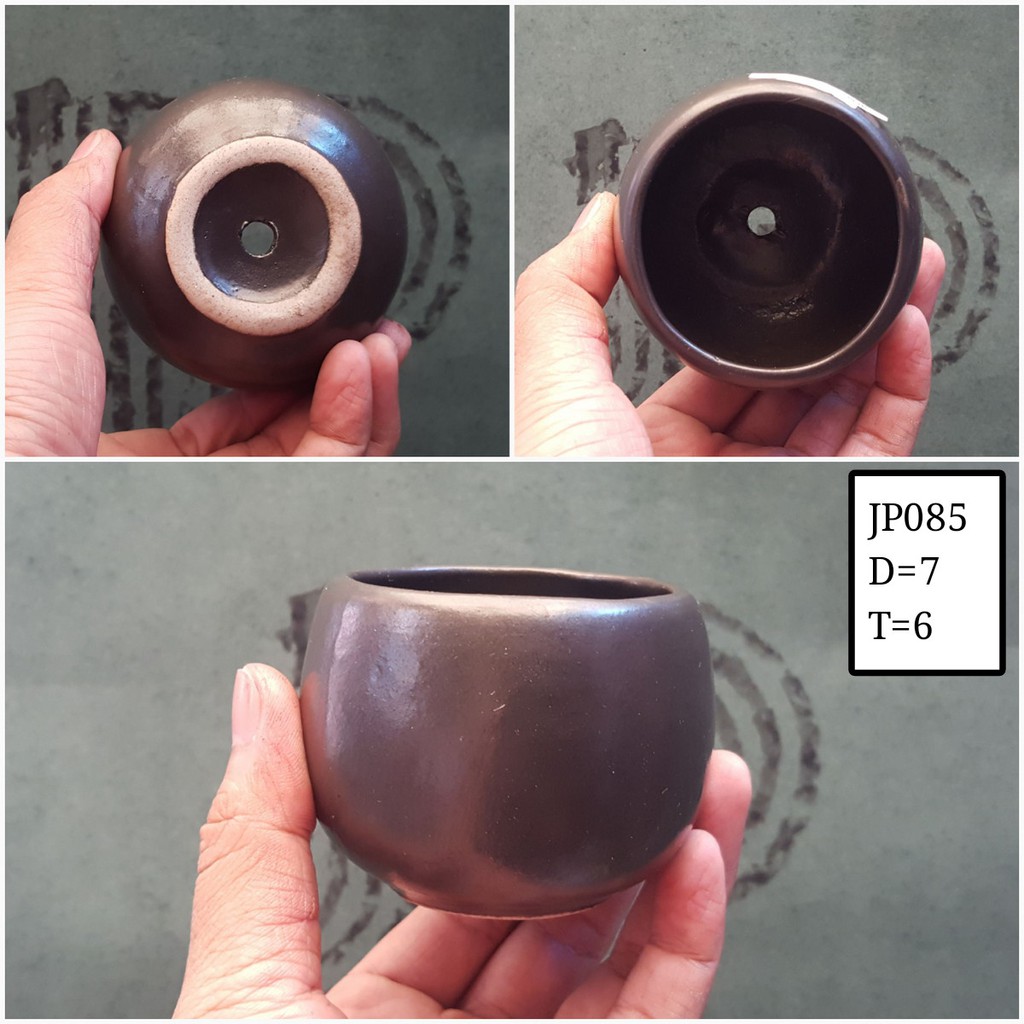 Pot Keramik Bulat JP085