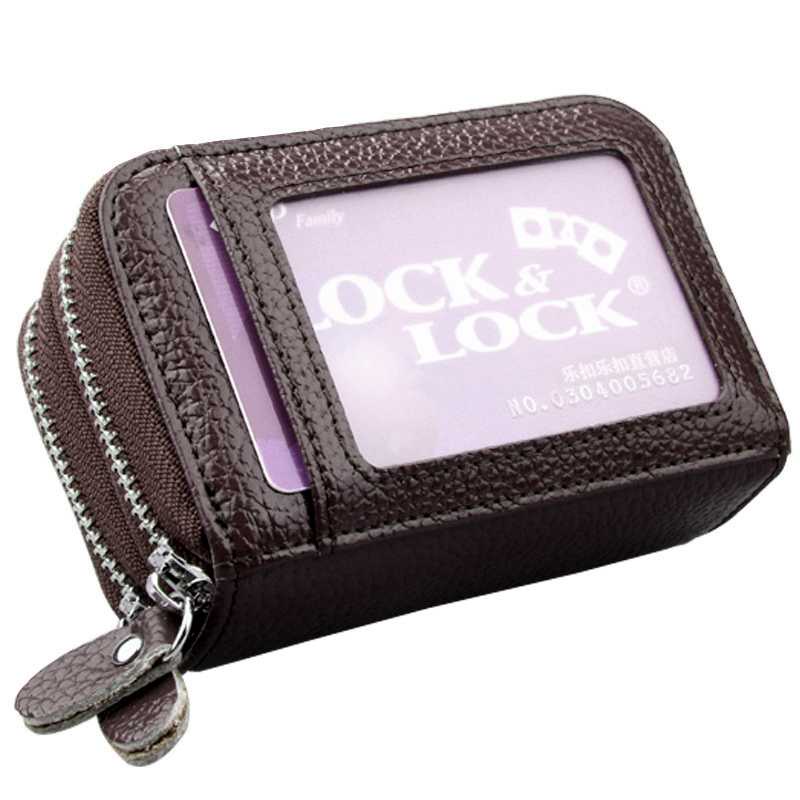 AUSPICIOUS DOMPET KARTU ANTI RFID BLOCK WALLET SECURE MULTIFUNGSI TEMPAT CREDIT CARD PRIA WANITA ATM