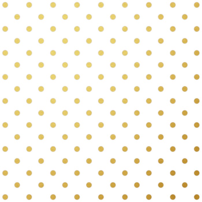 Kertas Scrapbook - Metallic Leaf Polka Dots Design
