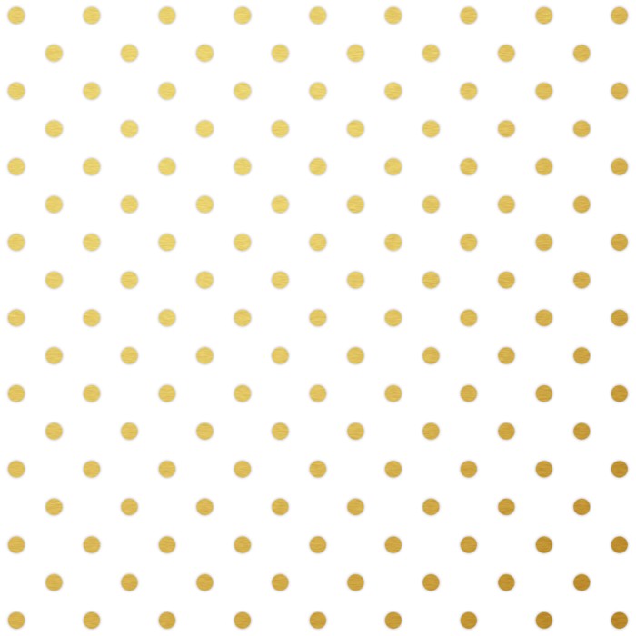 Kertas Scrapbook - Metallic Leaf Polka Dots Design