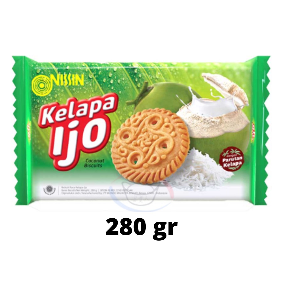 

Nissin - Biskuit Kelapa Ijo - 280 gr