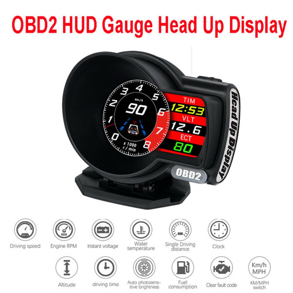 Head Up Display HUD OBD2 Speedometer Digital -F8