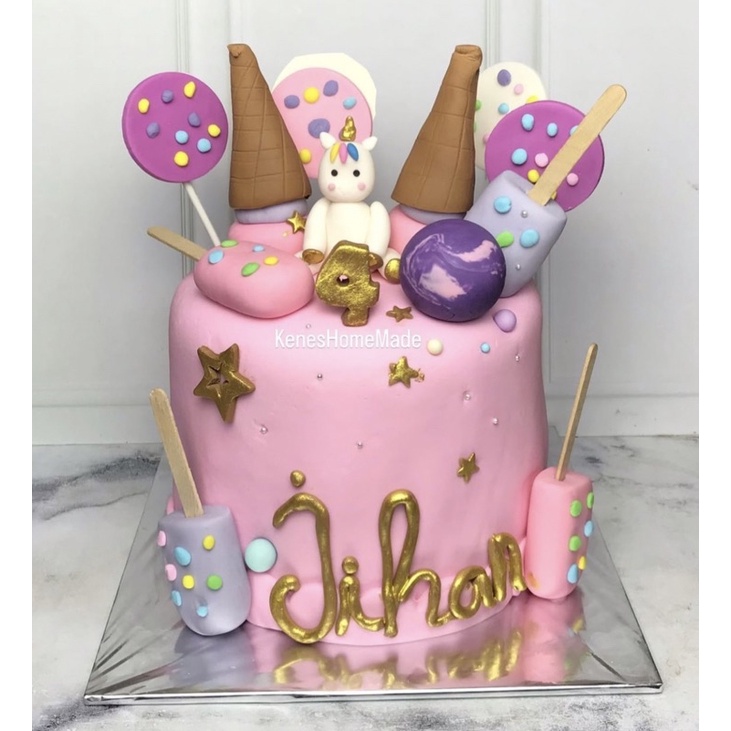 

Kue Ulang Tahun Unicorn / Cake Ultah Custom