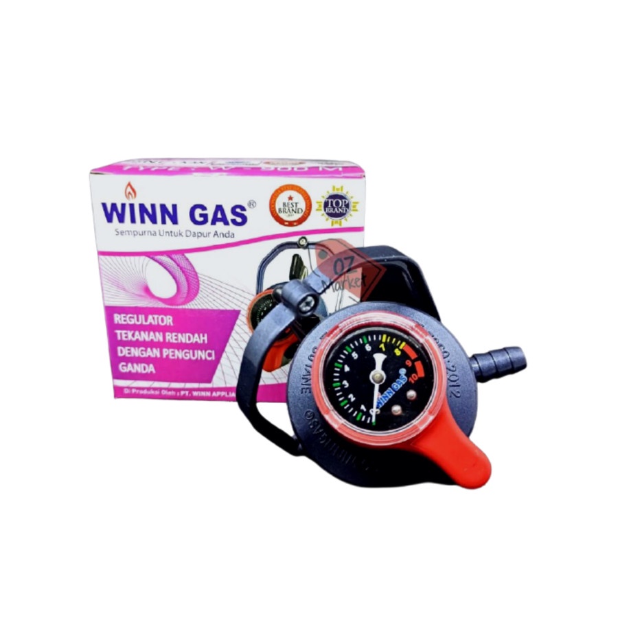 WINN GAS REGULATOR LPG DOUBLE LOCK TEKANAN RENDAH METER W900M