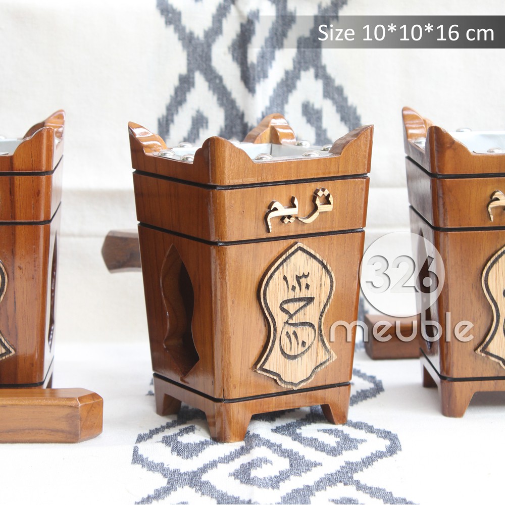 Tempat Bukhur Kayu Jati - Mabkhor - Perapen Kayu Jati - Mabkhara