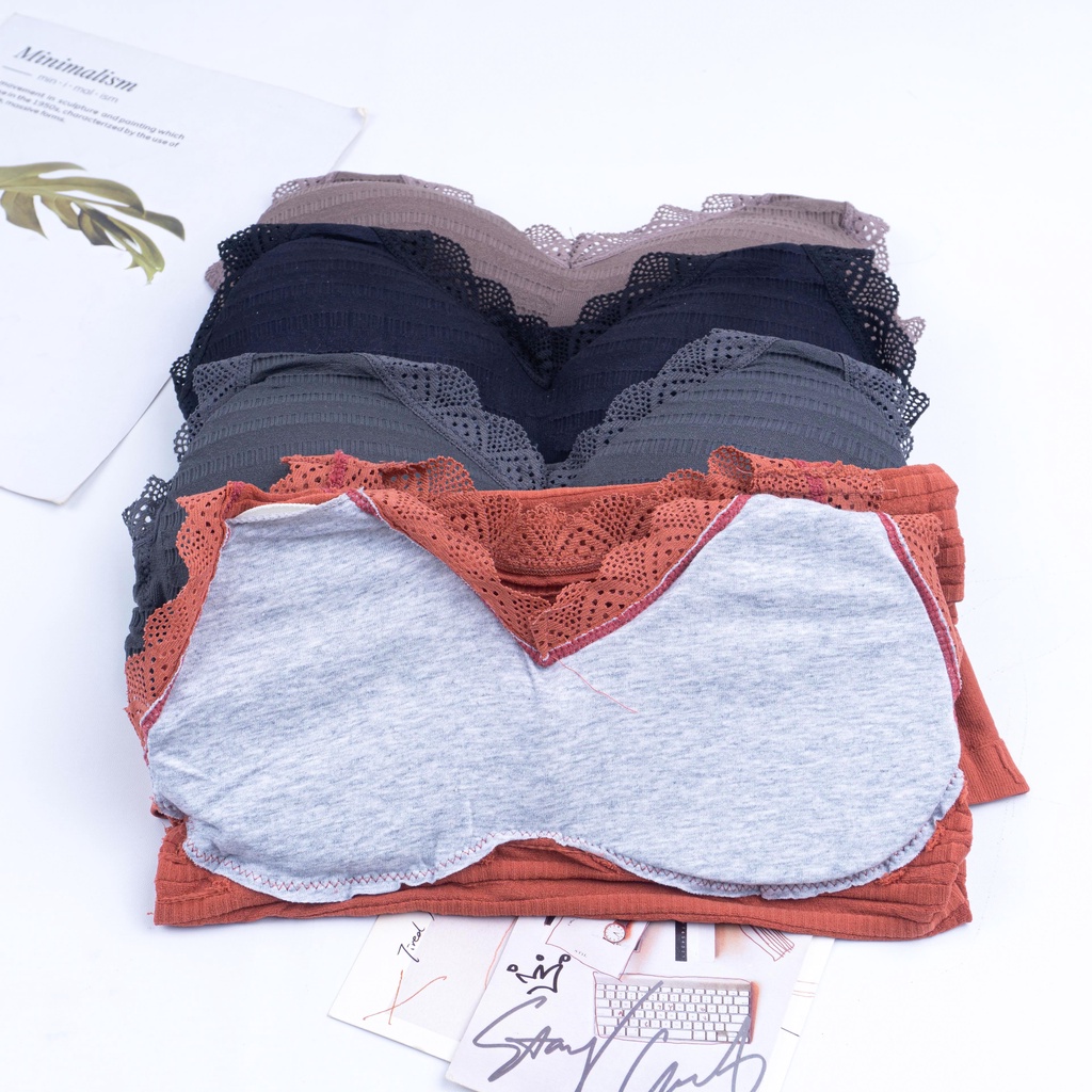 BEE - Tanktop Bra dengan Cup Bh Singlet Atasan Wanita Import Murah 6161