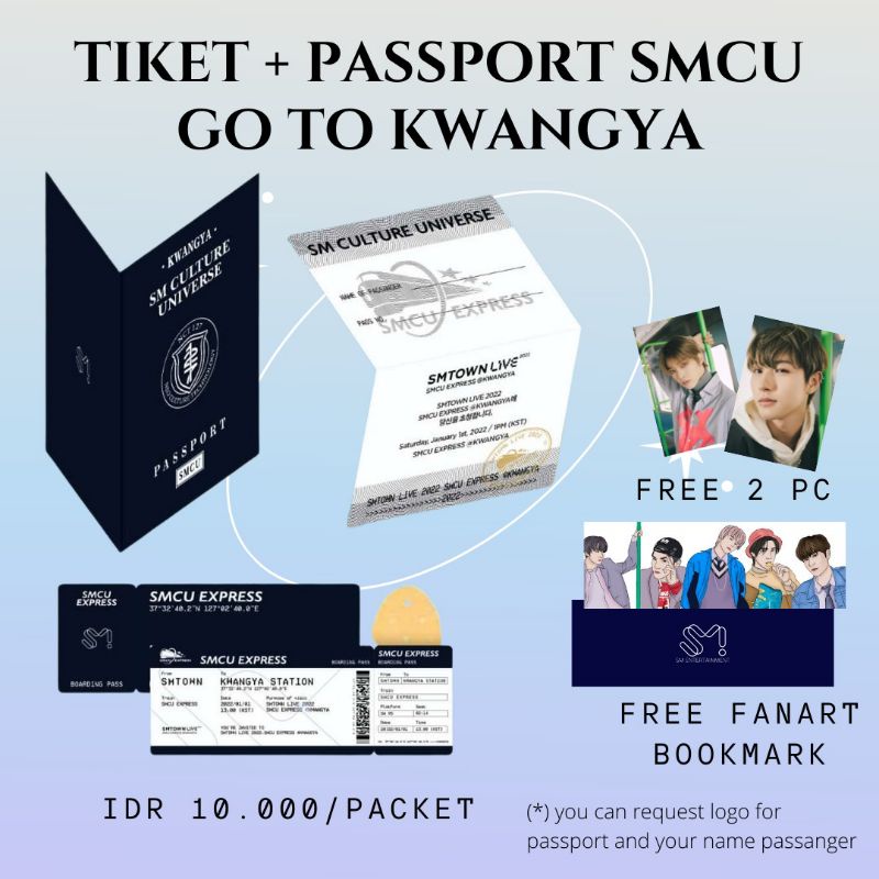 TIKET + PASSPORT SMCU GO TO KWANGYA