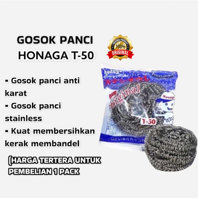 12pcs GOSOK PANCI HONAGA T50/ KAWAT CUCI HONAGA T50