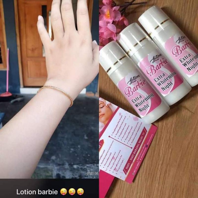 Lotion Barbie PS glow skincare
