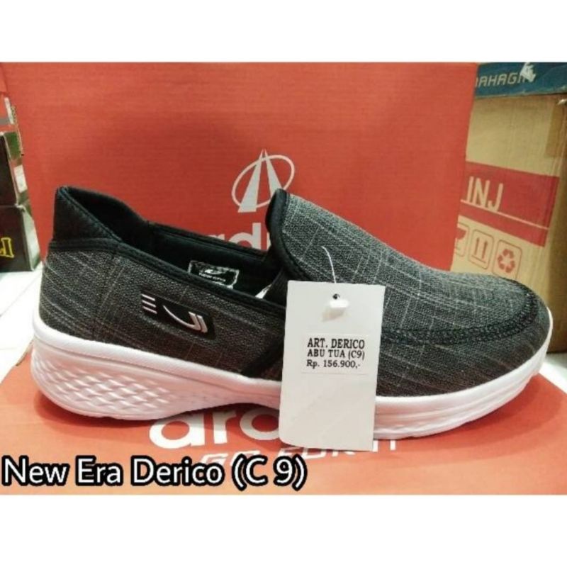 sepatu termurah new era DERICO orginal slip on kekinian Trendy elegant keren