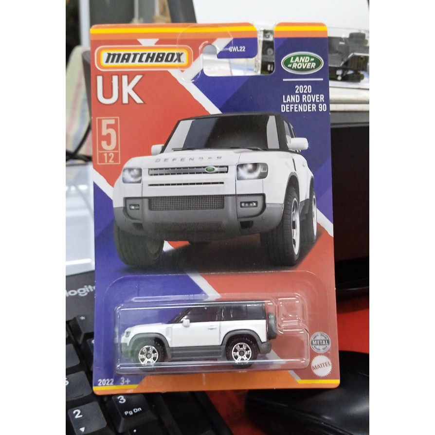 BEST SELLER | 2020 LAND ROVER DEFENDER 90 Putih Landy Diecast Matchbox UK Card United Kingdom MBX Match Box