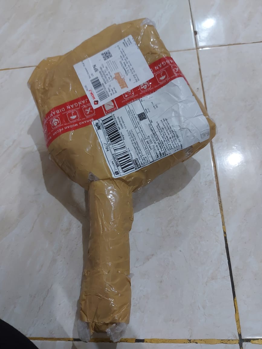 Subron Panci Susu Alumunium Tebal Aloy Motif  Pegangan Kayu Gantungan