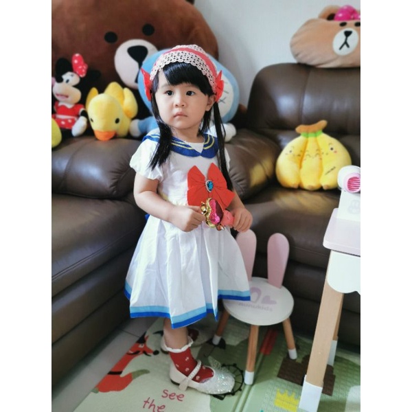 babyleonashop costume dress anak, sailor moon