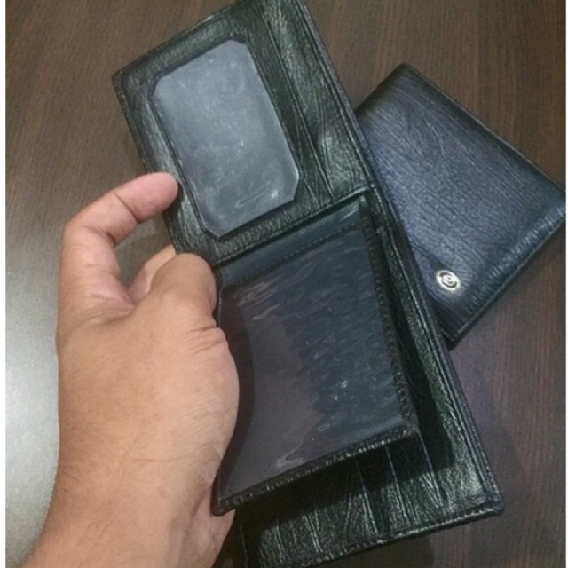 [anton hilmanto] dompet lipat bahan kulit sintetis bona urat kayu logo #dompet #dompetlipat #dompetpria #dompetcowok #dompetbagus #dompetlokal