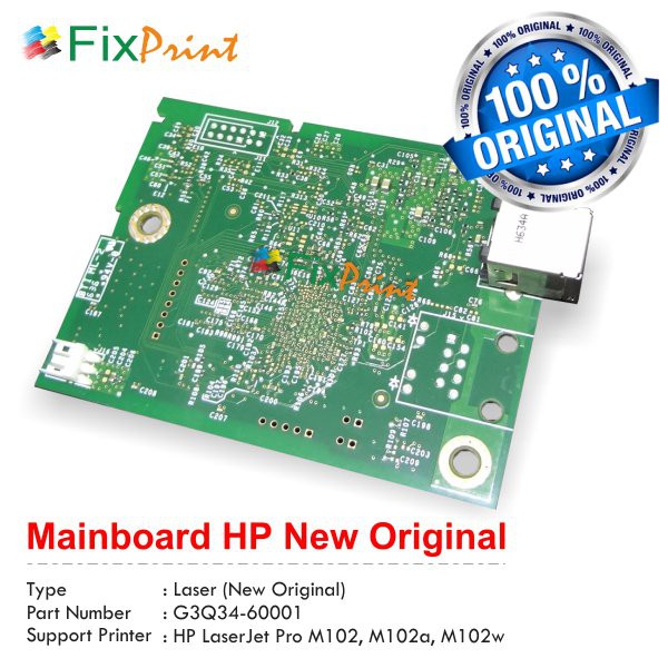 Formatter Board HP Pro M102a, Logic Board Printer HP Laserjet MFP M102