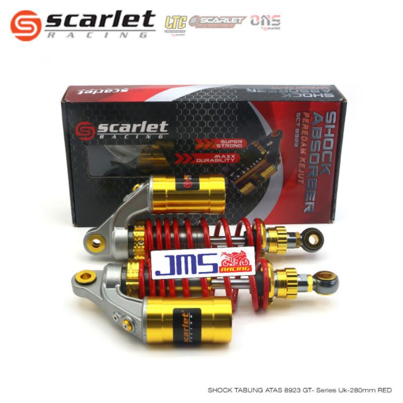 shockbreaker tabung belakang scarlet tabung aktip 340 tiger cb 150 supra x rxk mega pro verza blade