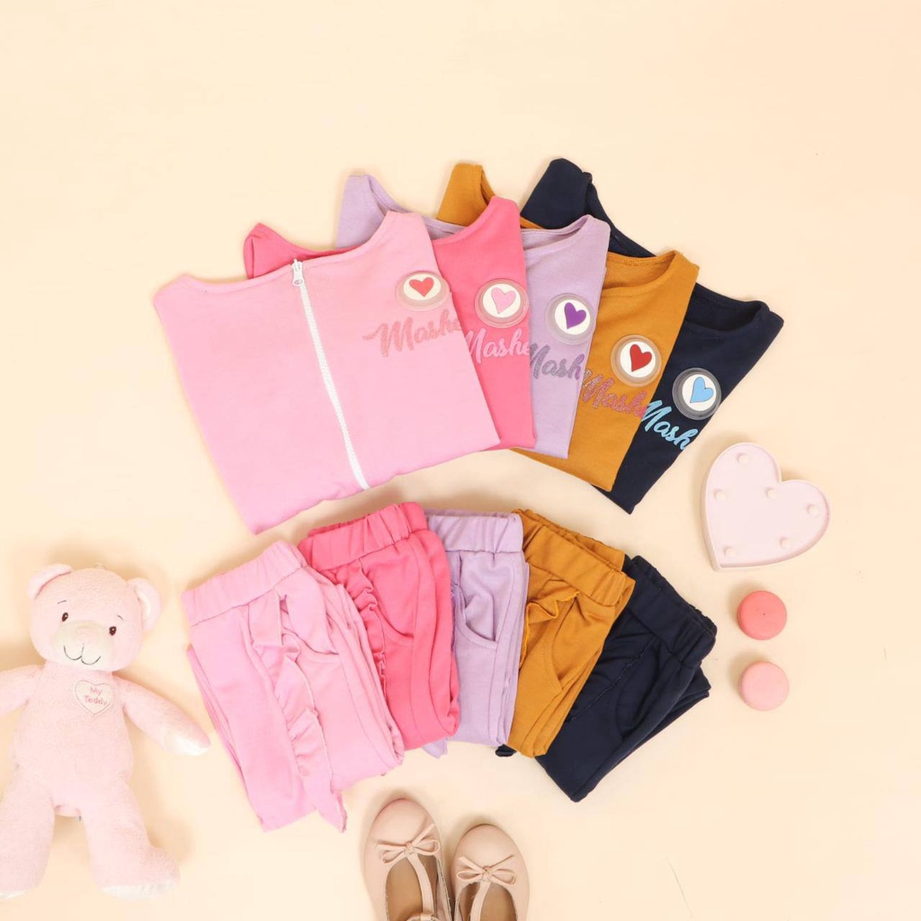 Setelan anak Glowing sweet sweater set By Mashel