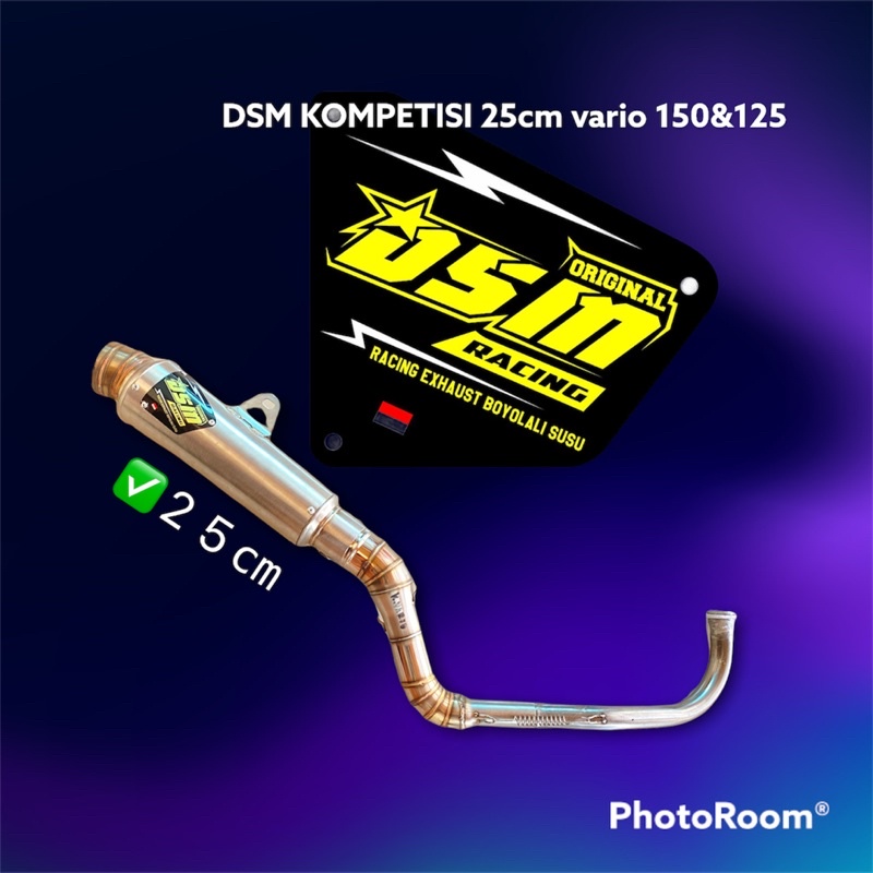knalpot Dsm kompetisi 25 vario 150 vario 125