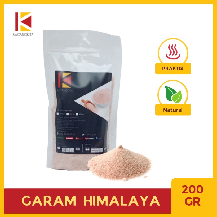 

Garam Himalaya Halus Pink / Himalayan Salt ukuran 200gr