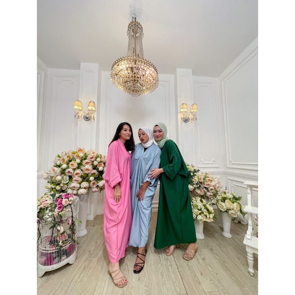 9624#kaftan fashin// fashion muslim bahan moscrepe