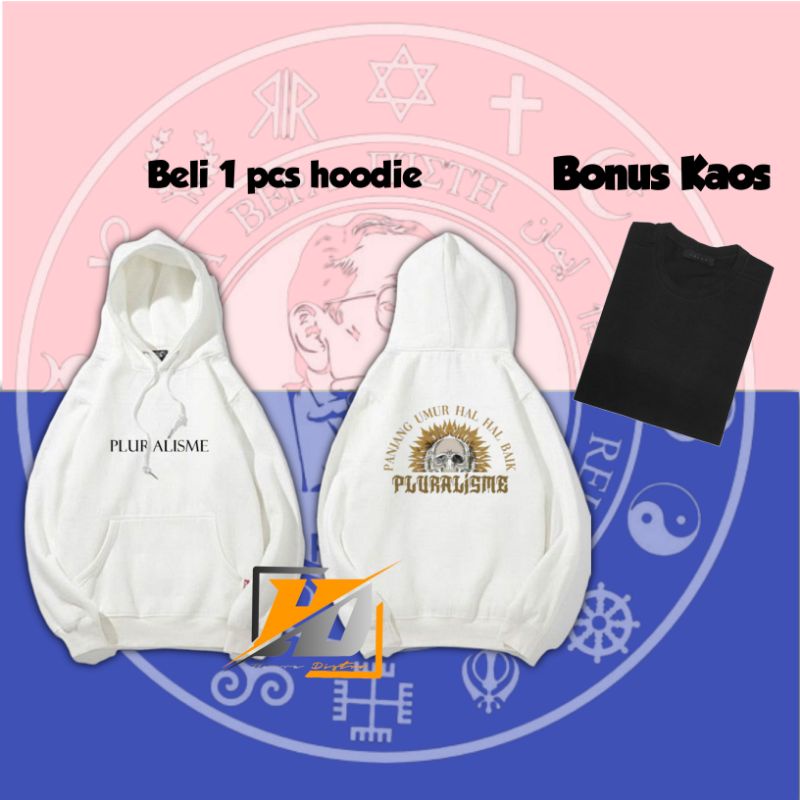 Hoodie Pluralisme panjang Hal -Hal baik/sweater anak pluralisme/hoodie pluralisme sablon depan belak