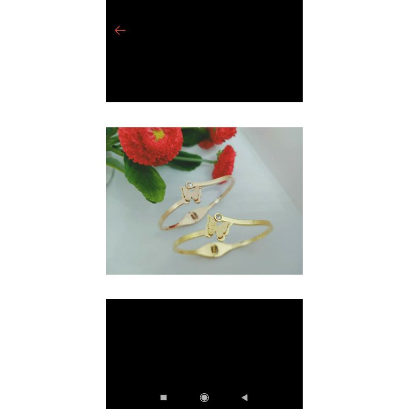 Fourfashion Gelang dan cincin titanium N2709199