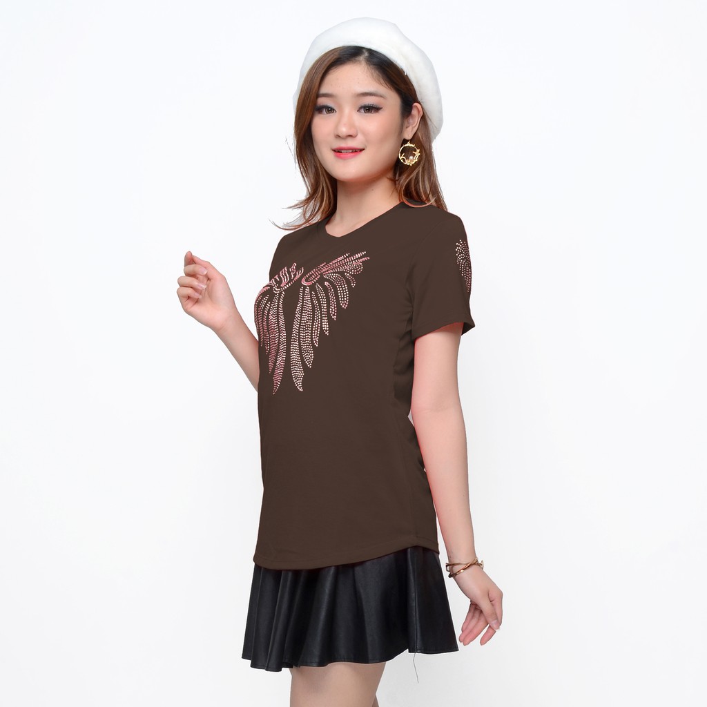 Kaos Tshirt Lengan pendek Wanita Gaya korea mote - XSHOP Michi