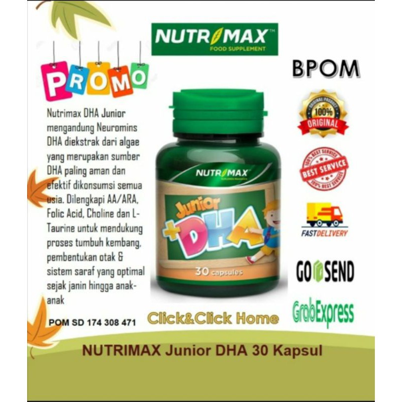 NUTRIMAX JUNIOR+DHA 30 CAPSUL