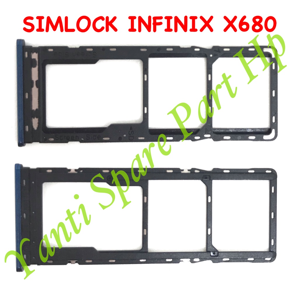 Simtray Sim Lock Infinix Hot 9 Play X680 Original Terlaris New