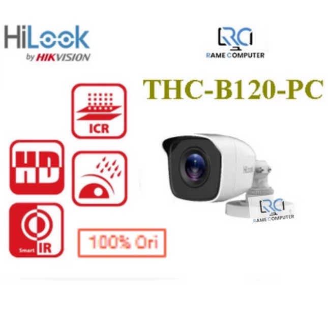 HiLook Kamera CCTV Outdoor 2Mp THC-B120-P(B)