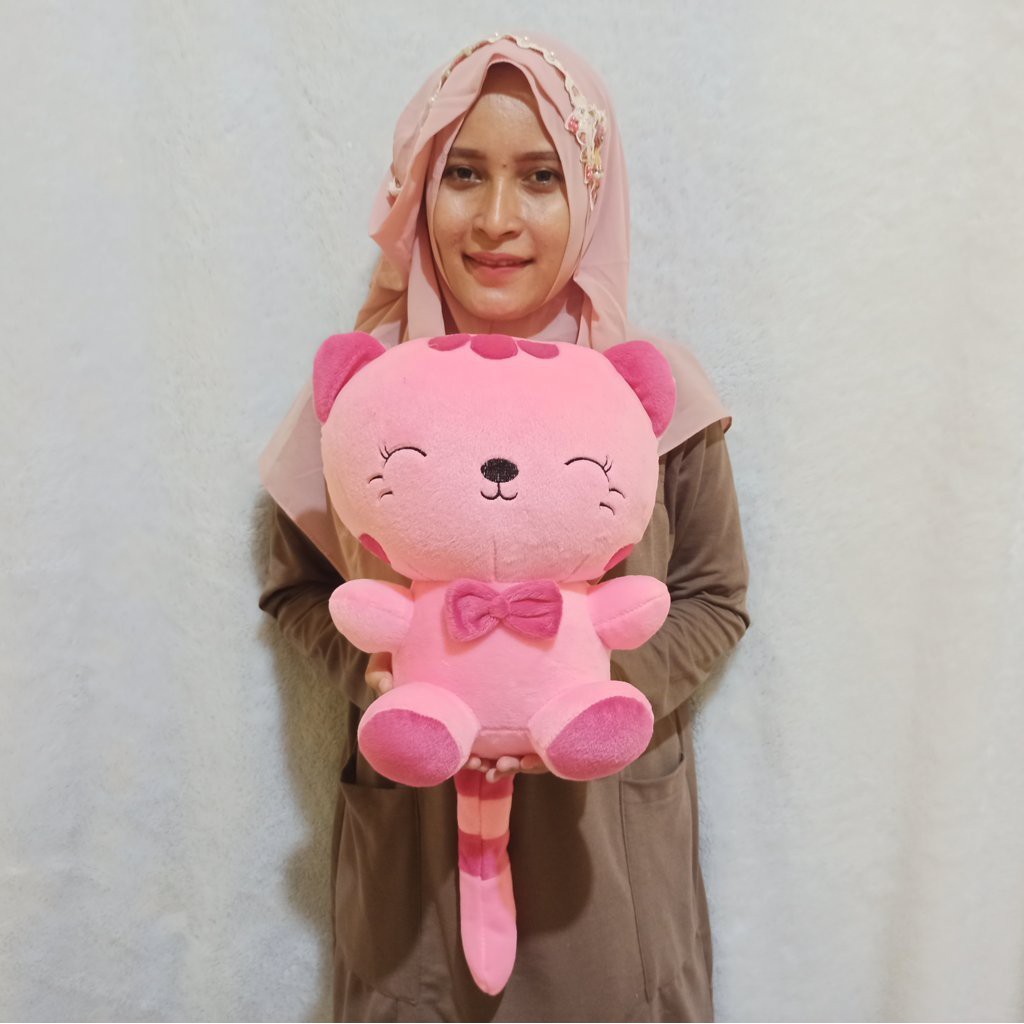 Boneka Kucing cantik XL murah BISA+UKIR NAMA PO 2-4 HARI aja