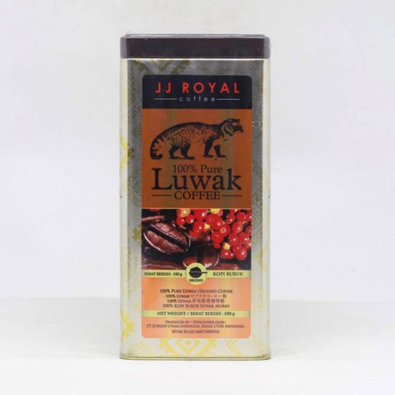 

JJ Royal Coffee 100% Pure Luwak Coffee Bubuk