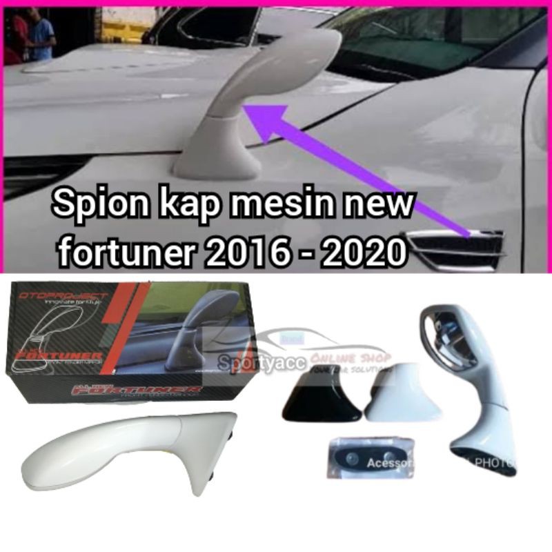 Spion kap mesin allnew fortuner 2016 - 2020