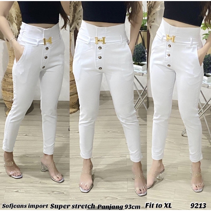 Celana Wanita Import SoftJeans strecth 9213 terlaris