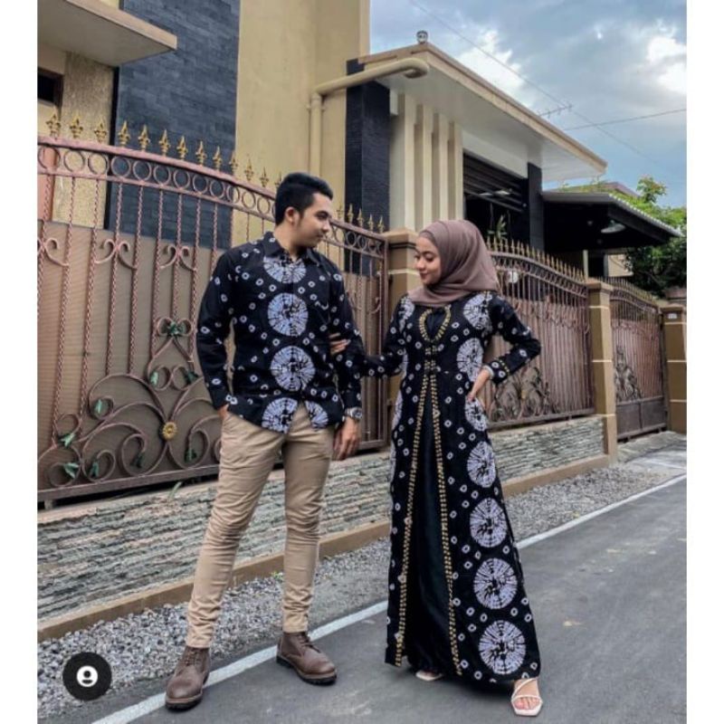Batik Couple Jumputan Khas Palembang