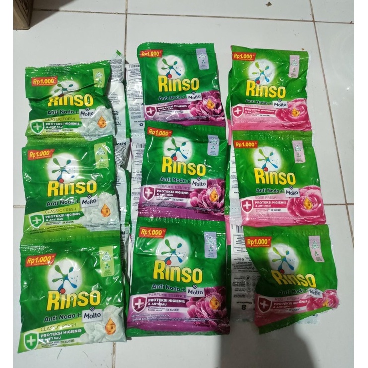 Rinso Molto Sachet 1 Renteng isi 6 Mix