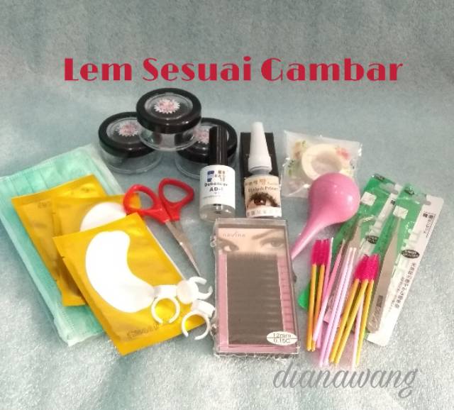 Paket Eyelash Extension/ Bulu mata tanam / Eyelash Extension