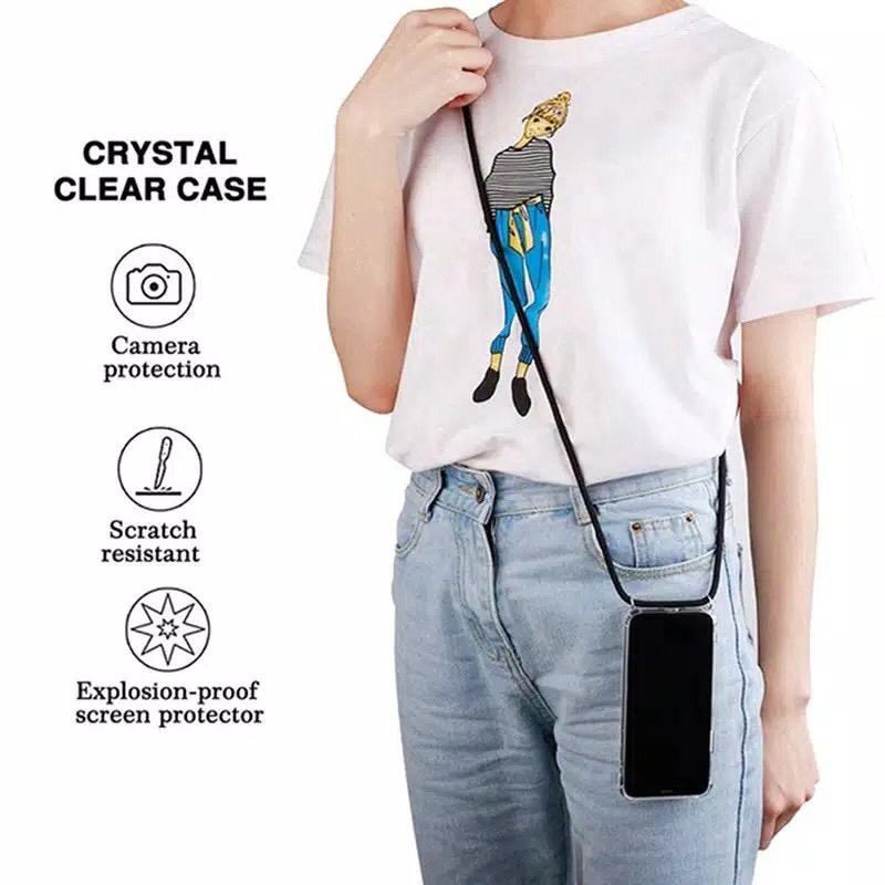 Soft Case Bumper Tali / Case Iphone / Case Vivo / Case Oppo/ Softcase Murah/ Silikon Hp