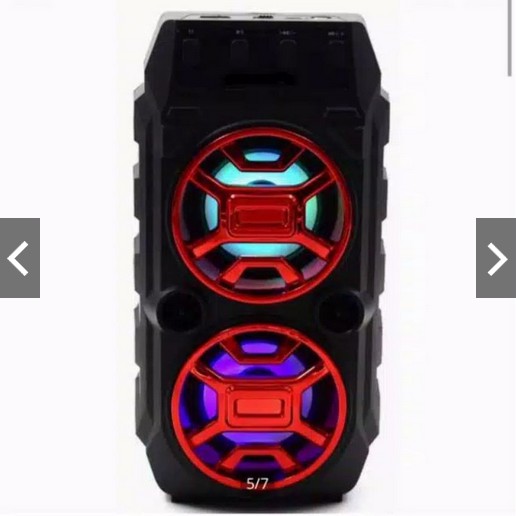 SPEAKER BLUETOOTH KARAOKE SQ 2008 PLUS MICROPHONE DOUBLE EXTRA STEREO BASS LED LAMP