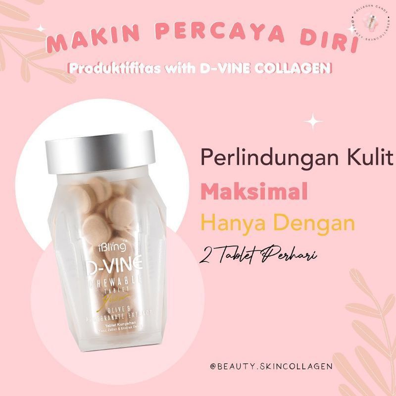 D-VINE CANDY COLLAGEN OBAT PEMUTIH BADAN ASLI ORIGINAL DVINE - D VINE
