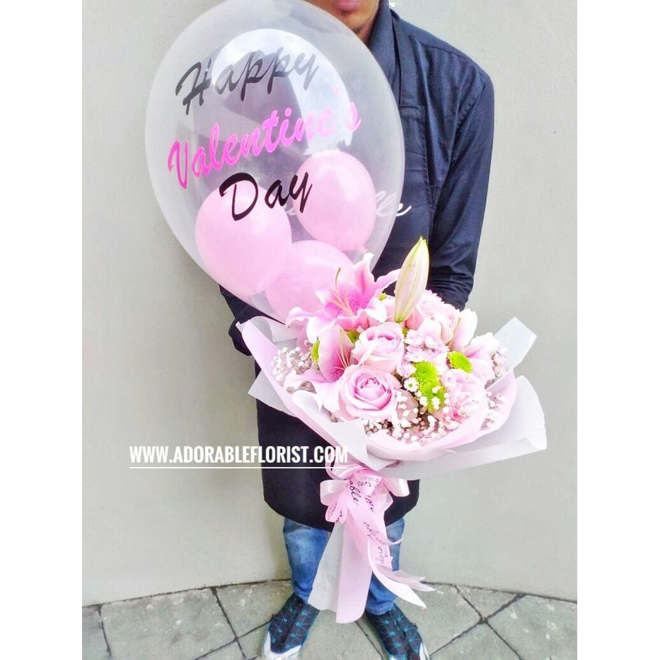 

Promo bunga valentine buket valentines handbouquet valentine by LARVA