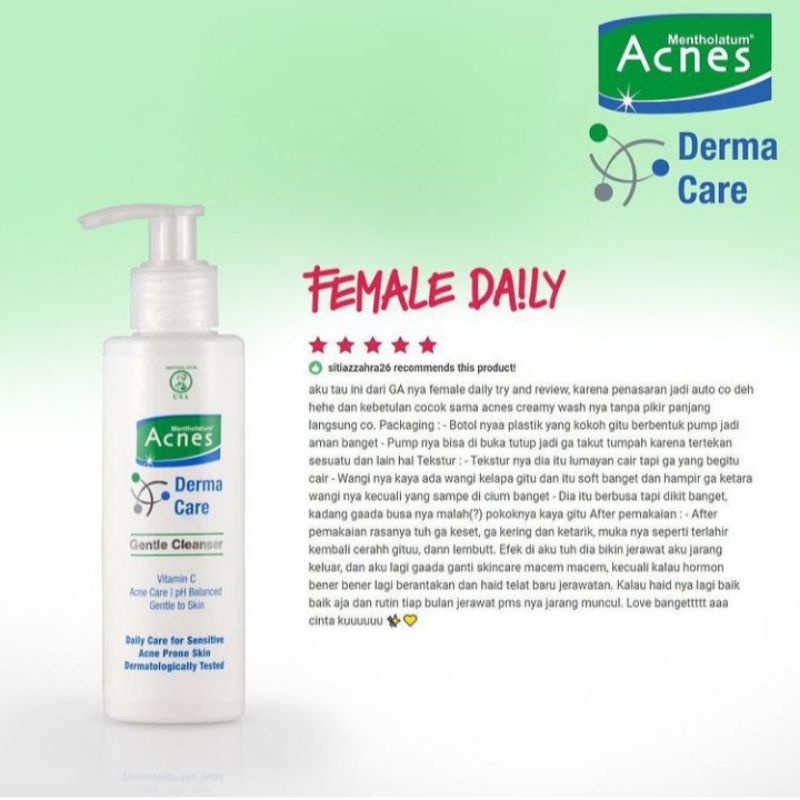 ACNES DERMA GENTLE CLEANSER AND ESSENCE