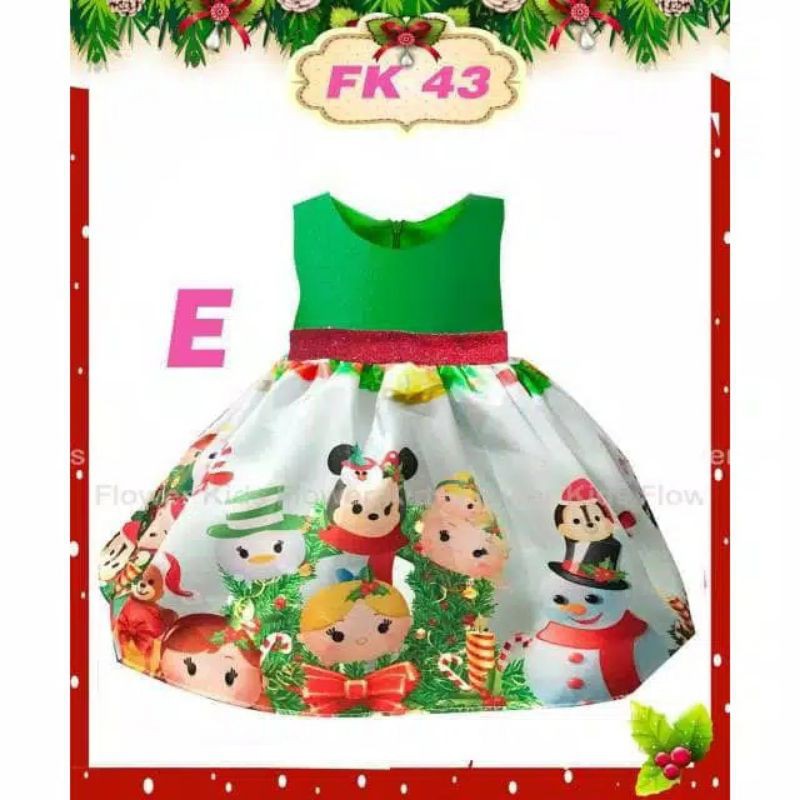 Baju Natal Anak Balita - Dress Christmas Baby balita