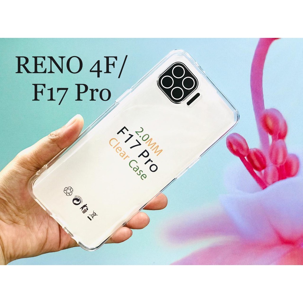 ori CLEAR CASE TPU HD OPPO RENO 4F / F17 PRO 2.0MM